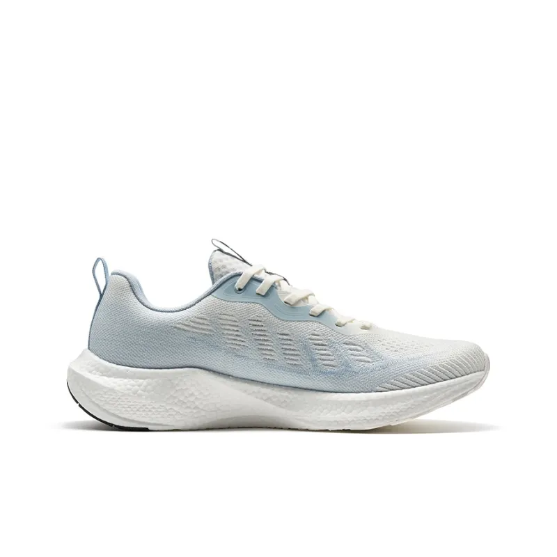 XTEP Cushioning Breathable Low Top Running Shoes Men's Sail White/Evening Dusty Blue-1