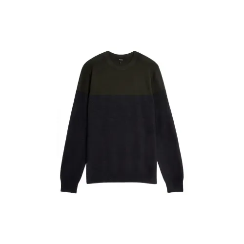 THEORY Cashmere Sweaters Men Mixed Black