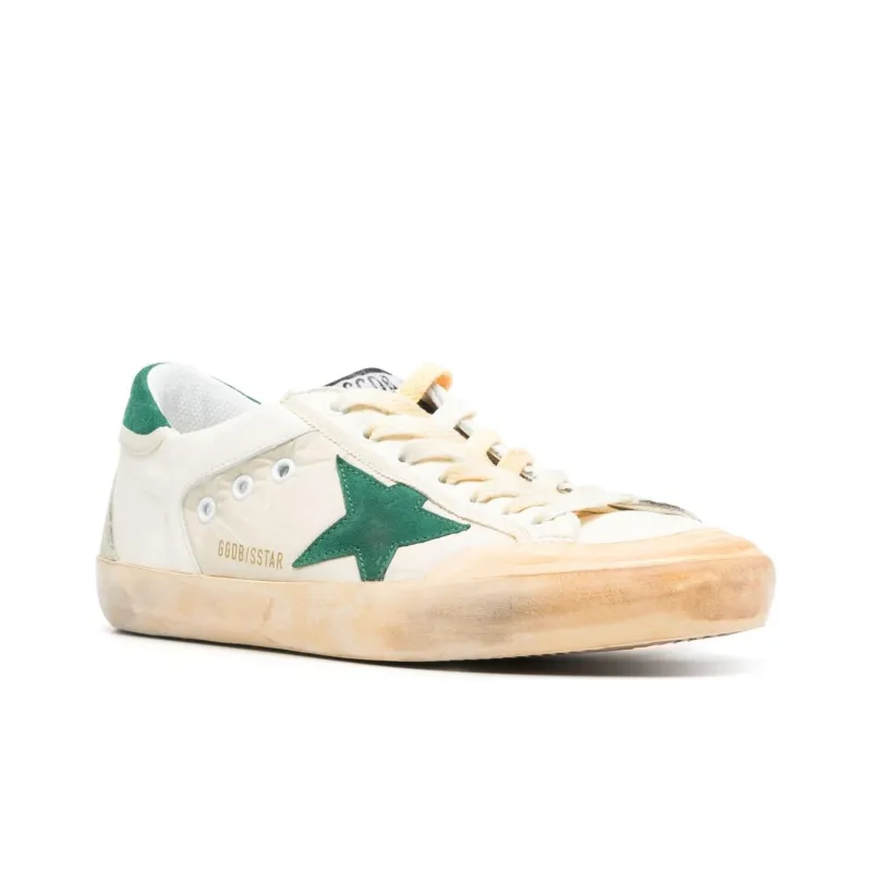Golden Goose Super-Star Distressed Panelled Sneakers-2