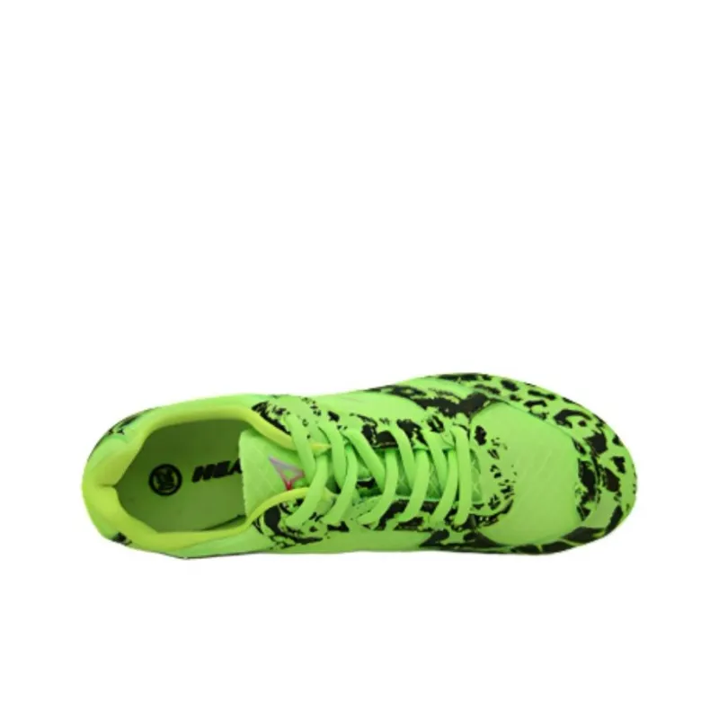 HEALTH Anti Slip Wear Resistant Low Top Running Shoes Unisex Green Black-2
