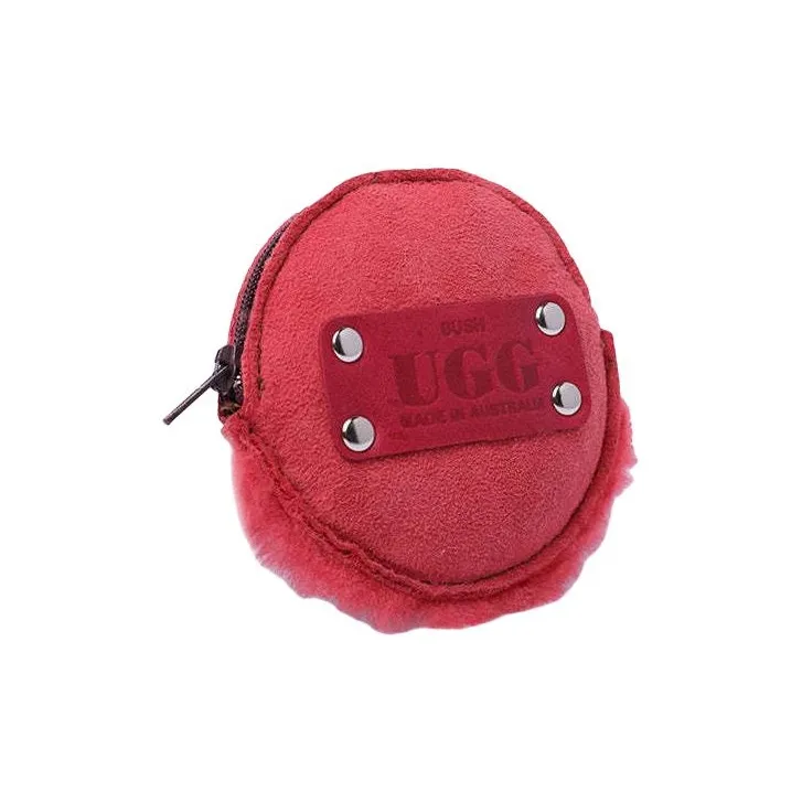 UGG Shearling Wallet Unisex Red-2