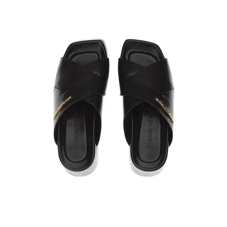 alexander wang Float 70mm Platform Leather Sandals-3
