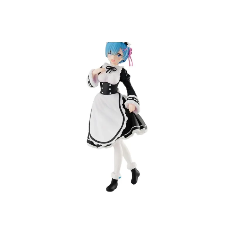 GSC Rem Zero − Starting Life In Another World Rem Winter Season Outfit Figure Ornament Scale Figures 17cm-4