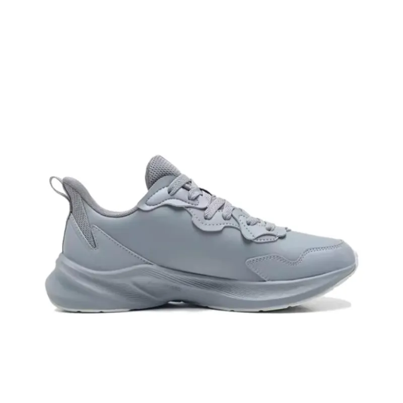 QIAODAN Cushioning Wear-Resistant Low-Top Running Shoes Men's Gray-1