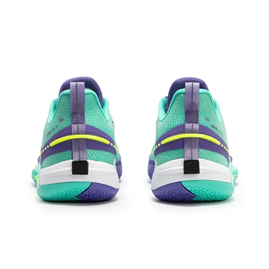 361° BIG3 5.0 Quick Basketball Shoes Unisex Low Top Green/Purple-3