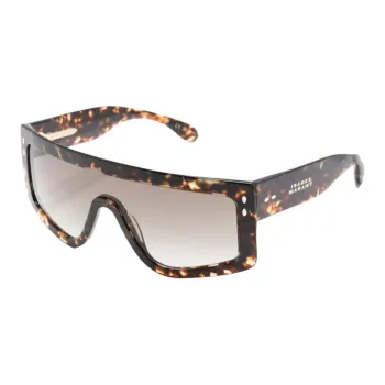 ISABEL MARANT Eyewear Havana Shield-frame Sunglasses