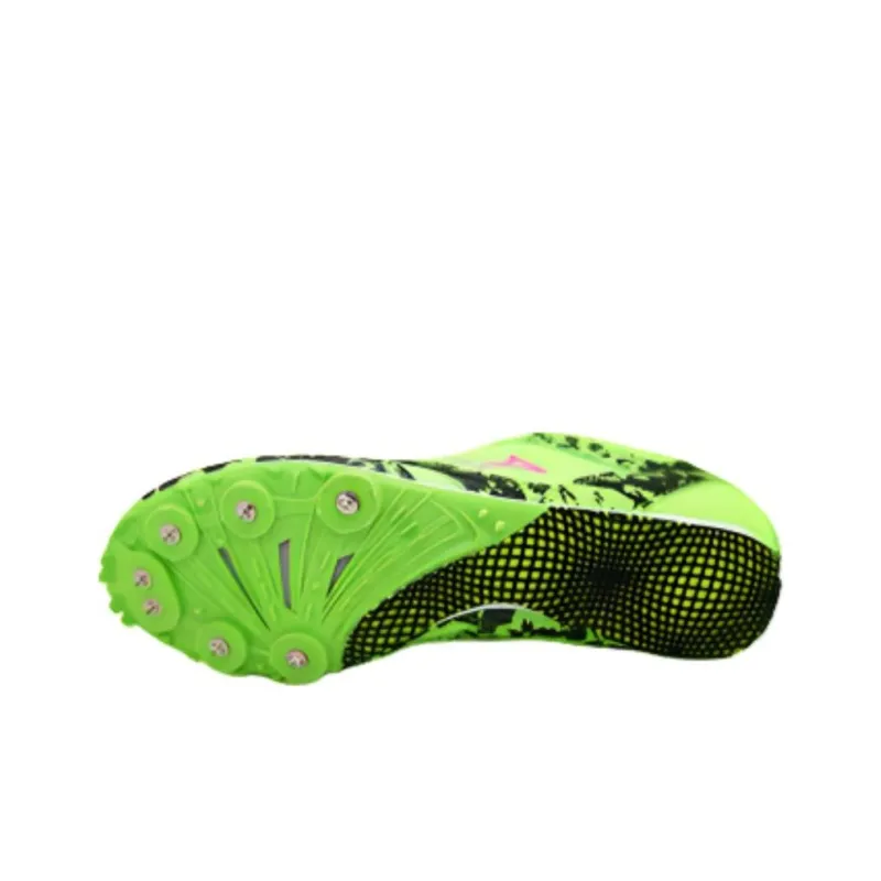 HEALTH Anti Slip Wear Resistant Low Top Running Shoes Unisex Green Black-3