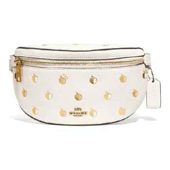 COACH Bethany Leather Crossbody Bag Sling Bag Fanny Pack Small Size Women's White