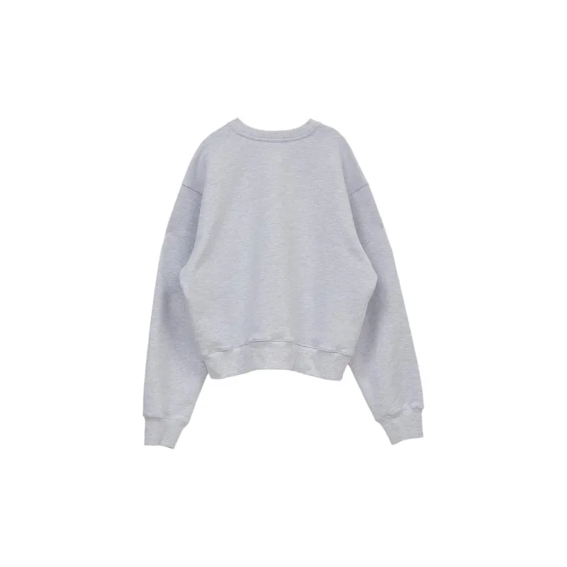 RECTO SS24 MENS LLEGE LOGO SWEATSHIRT Sweatshirt Men's Melange Grey/Mixed Color Gray-1