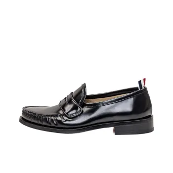 THOM BROWNE Ruched Detail Slip On Loafers Women's