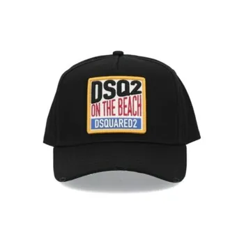 DSQUARED 2 Logo-Patch Distressed Baseball Cap