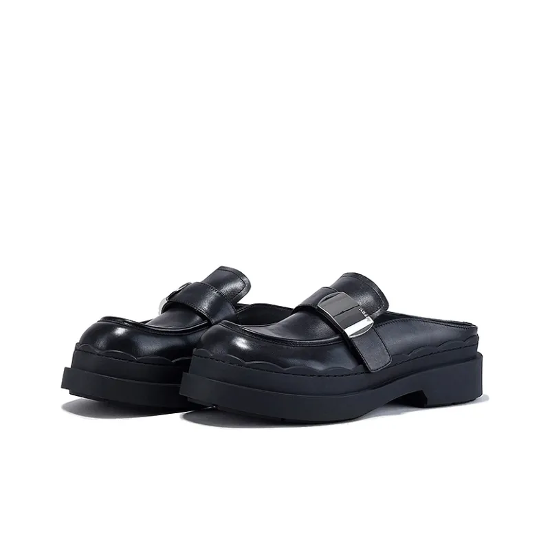 BELLALILY Closed Toe Slippers 3.5cm Women's-8