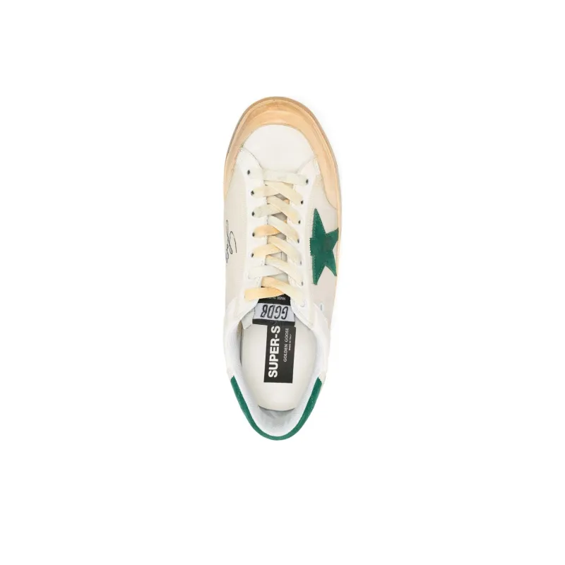 Golden Goose Super-Star Distressed Panelled Sneakers-4