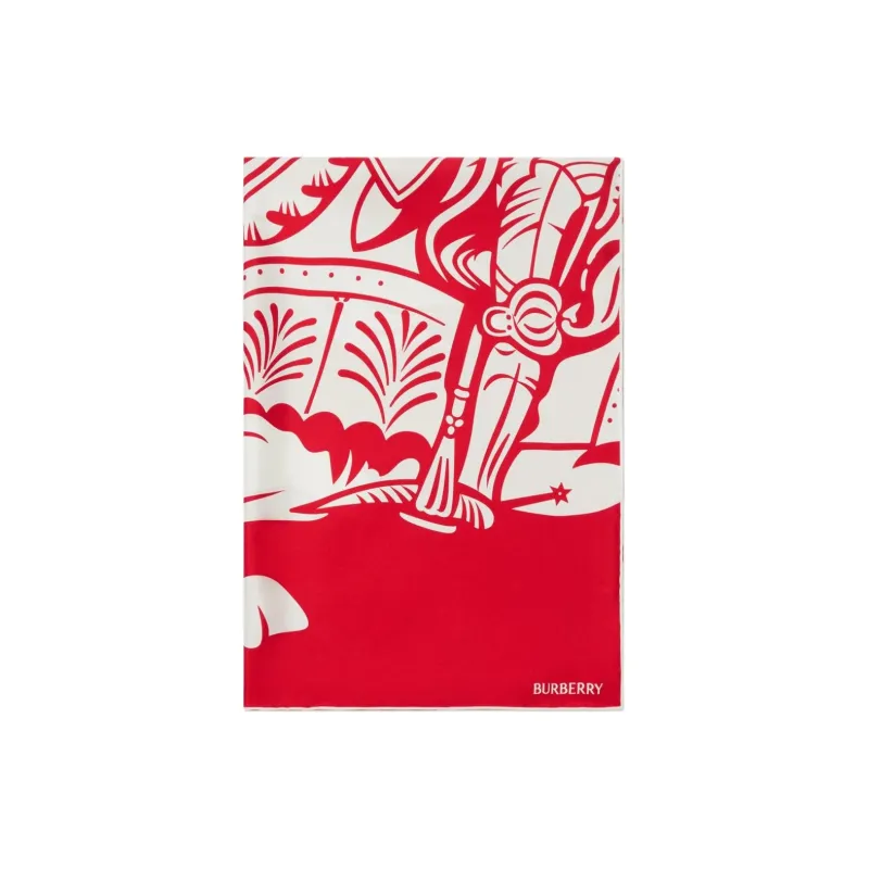 Burberry EKD print Silk Scarf-2