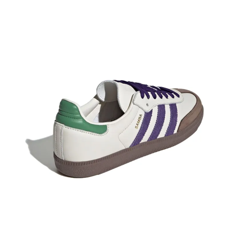 Adidas Samba OG Off White Core Purple Green Brown Women's-4