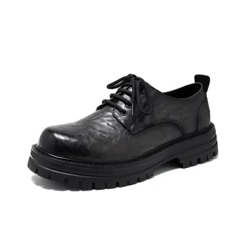 V ZERO FIVE Men's Casual Shoes Men Low Top Black/Brown/Gray/Patent Leather
