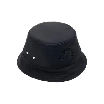 Moncler Polyamide Bucket Hats Unisex Black