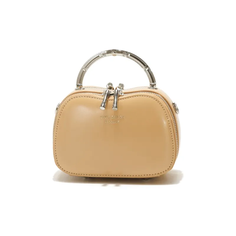 GXFMOD Cow Leather One Shoulder Handbag Small Size Women's Multicolor-12