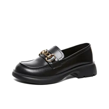 BAIJIHONG Loafers 3.5cm Women's Black