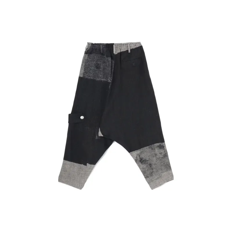 Yohji Yamamoto A-Square Drop-crotch Trousers-1