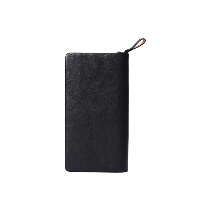 Thereble Cow Leather Card Holder, Clutch Wallet, Wallet Regular Men's Black-1