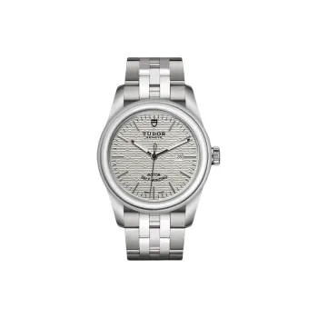 TUDOR Automatic Mechanical Movement Women's Watch Watch 31mm Gray Dial Polished Steel Watch Case Steel Strap