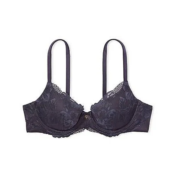 VICTORIA'S SECRET Bra Women's Gray Purple-0