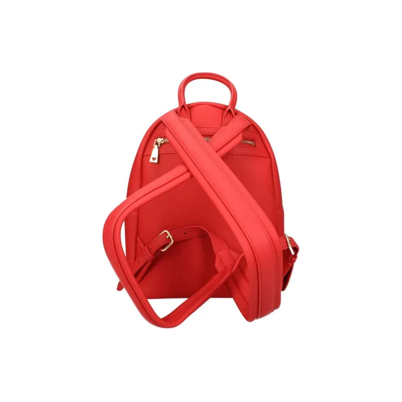 LOVE MOSCHINO Polyurethane Backpack Women's Red-2