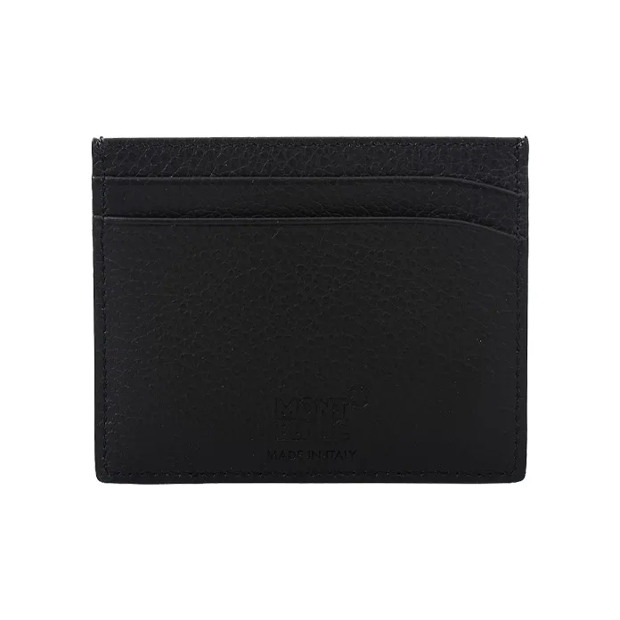 MONTBLANC Meisterstuck Leather Card Holder Card Holder Men's Black-2