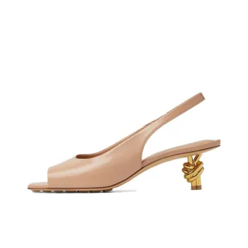 Bottega Veneta KNOT Strap Sandals 4.5cm Women's Light Brown