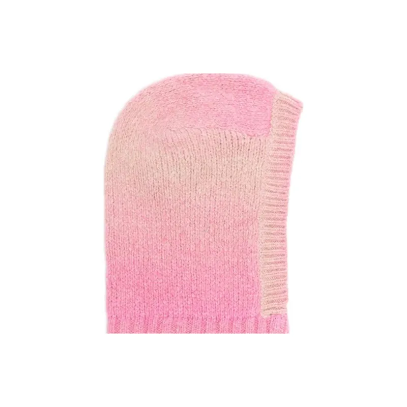 Maje Gradient effect Ribbed knit Balaclava-2