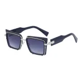 Bright Black Silver Gradient Gray