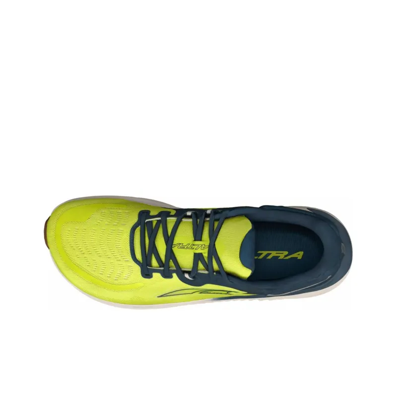 Altra Paradigm 7 Cushioned Slip Resistant Abrasion Resistant Low Top Running Shoes Men's Green Gray Blue-3