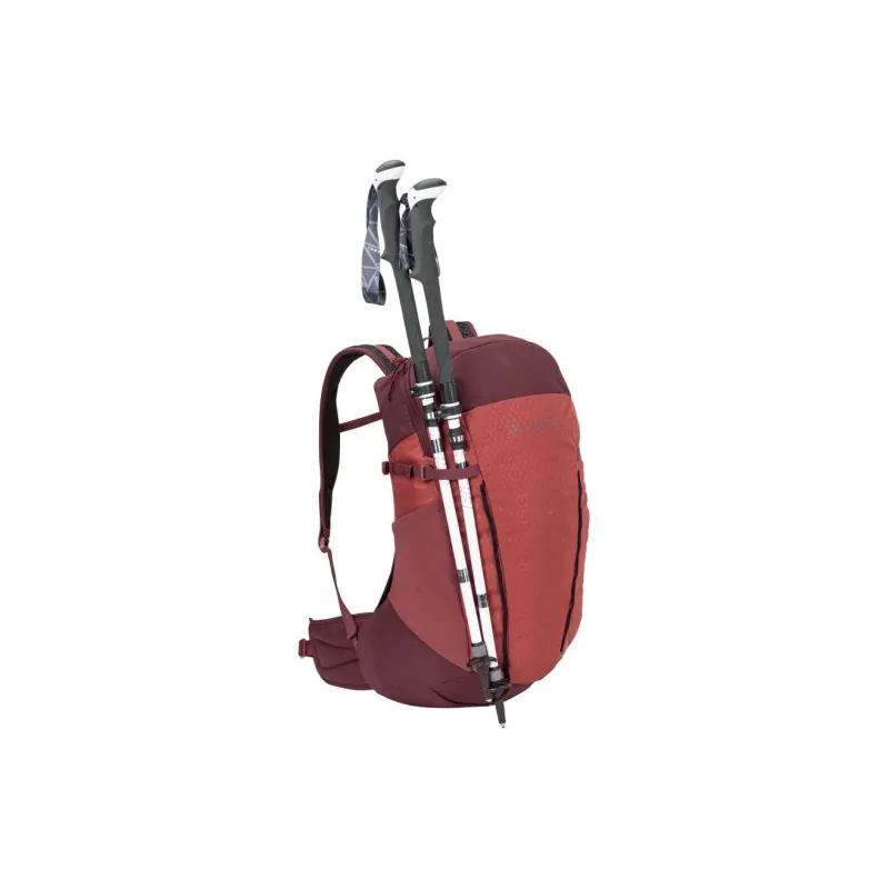 VAUDE Recycled Polyester Outdoor Hiking Bag Backpack Unisex Red-3