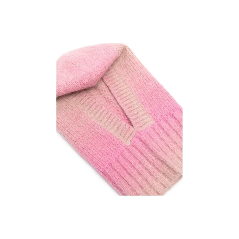 Maje Gradient effect Ribbed knit Balaclava-1