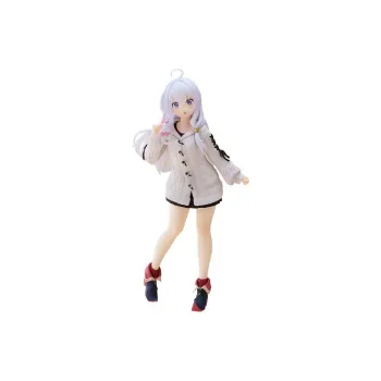 TAITO Coreful Wandering Witch: The Journey Of Elaina Elaina Home Sweater Ver. Bonus Gifts 18cm