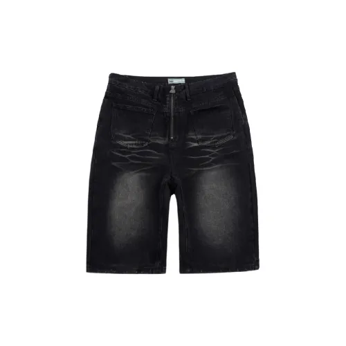 S45 Denim Shorts Men Black