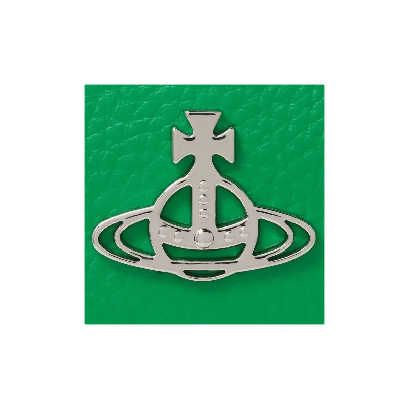 Vivienne Westwood Grain Leather Shoulder Bag Mini Women's Green-4