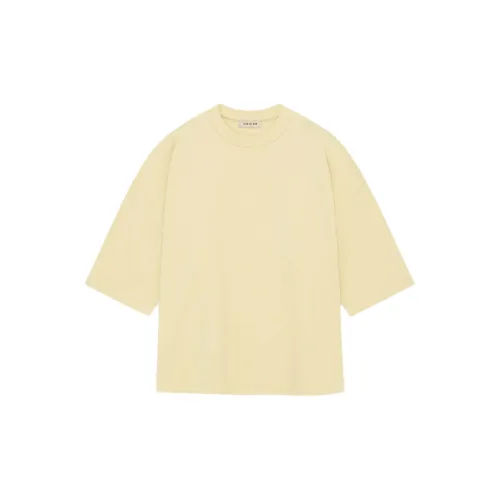 Fear Of God T-Shirts Unisex Lemon Cream