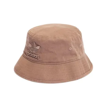 Adidas Originals Cotton Bucket Hats Unisex Brown