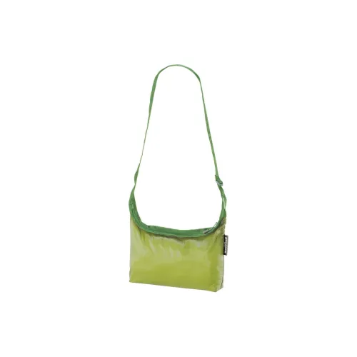 MONTBELL Nylon Crossbody Bag, Shoulder Bag Small Size Unisex Leaf Green