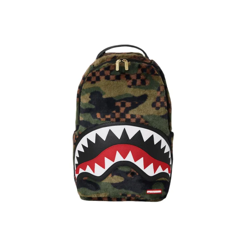 SPRAYGROUND Polyester With Faux Fur Backpack Unisex Camouflage-0