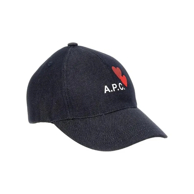 A.P.C Valentines Day Denim Cap-1
