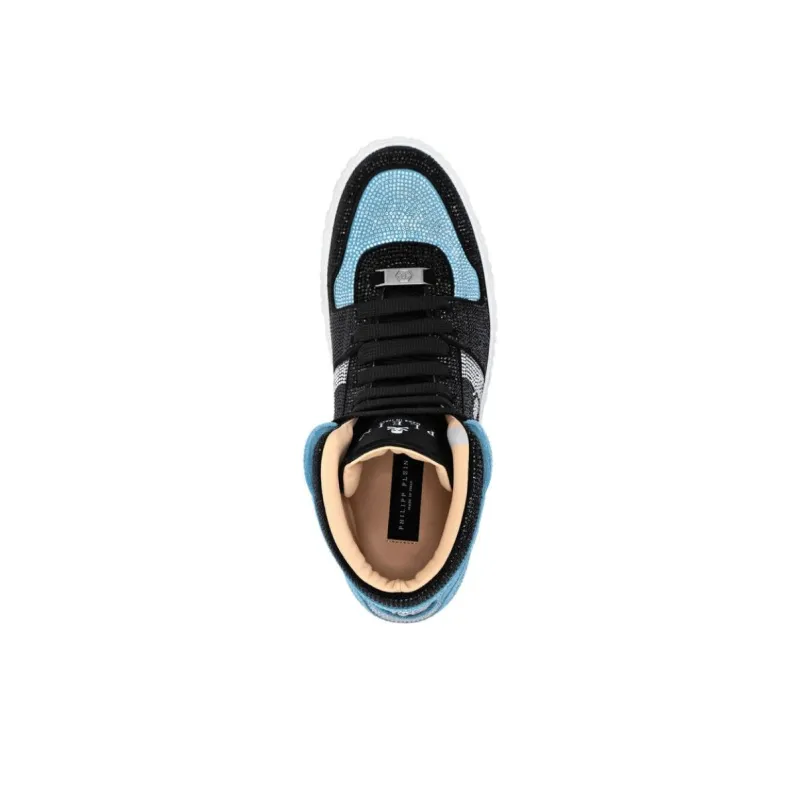 PHILIPP PLEIN Strass High-top Sneakers-3