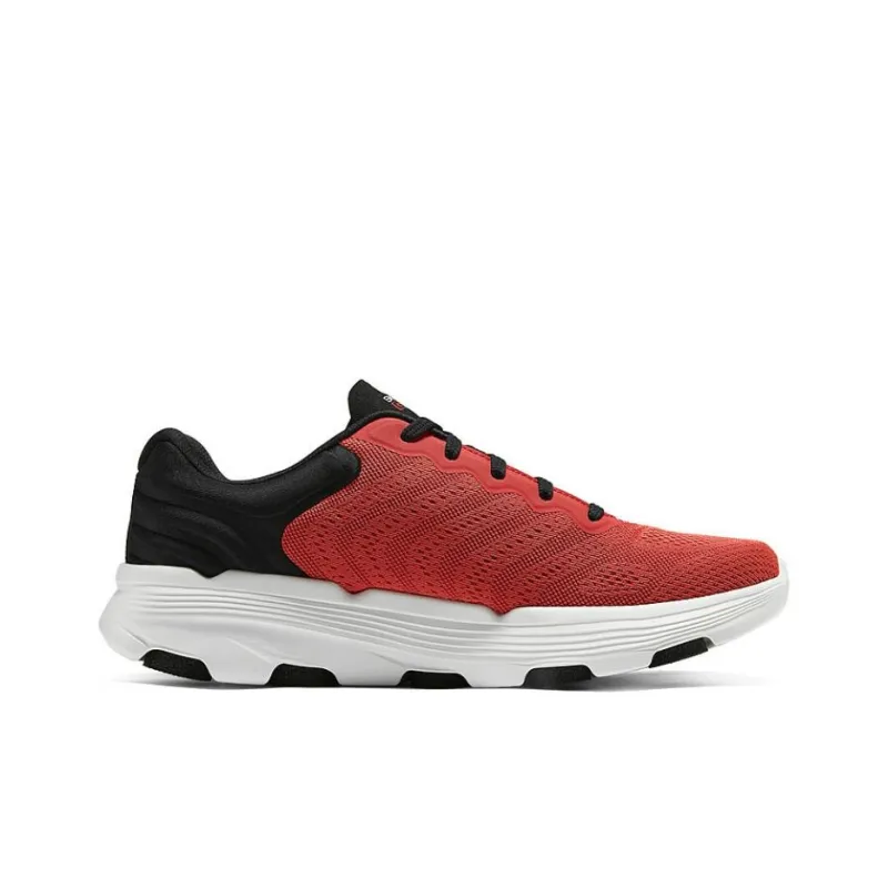 Skechers Anti Slip Wear Resistant Low Top Casual Running Shoes Men's Red Black-1