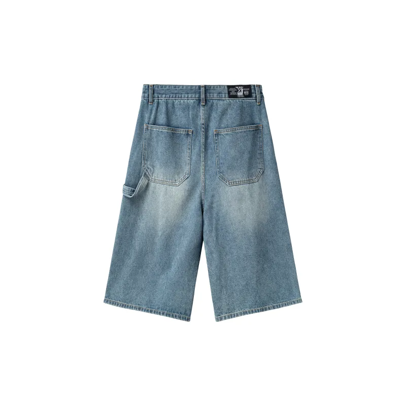 XINYINSU 24SS Denim Shorts Unisex Blue-1