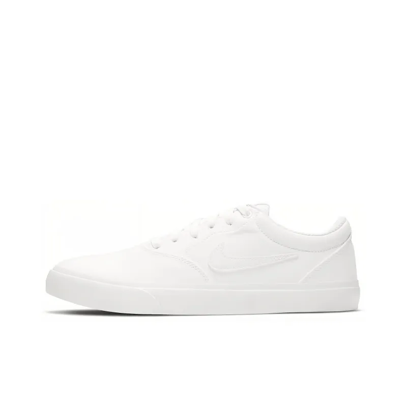 Nike Sb Charge Canvas Triple White-0