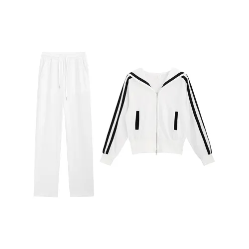 SNZX Casual Suits Women's White