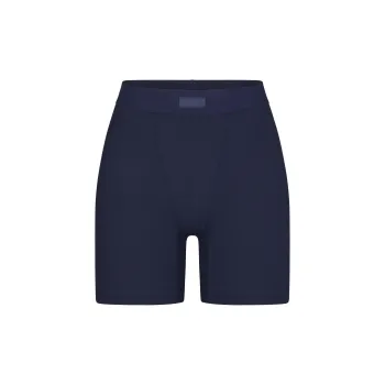 SKIMS SOFT LOUNGE BOXER Underpants Women's NAVY/Marine Blue