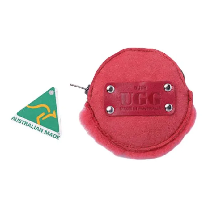 UGG Shearling Wallet Unisex Red-1